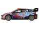 Hyundai i20 N Rally1 Hybrid #11 Thierry Neuville Martijn Wydaeghe Winner Rallye Monte Carlo 2024 Limited Edition 1/64 Diecast Model Car Mini GT MGT00871