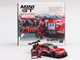 Nissan GT R NISMO #23 Tsugio Matsuda Ronnie Quintarelli MOTUL AUTECH Winner Suzuka Super GT Series 2021 with Matsuda Figure Limited Edition 1/64 Diecast Model Car Mini GT MGT00875