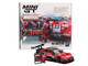 Nissan GT R NISMO #23 Tsugio Matsuda Ronnie Quintarelli MOTUL AUTECH Winner Suzuka Super GT Series 2021 with Matsuda Figure Limited Edition 1/64 Diecast Model Car Mini GT MGT00875