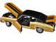 1971 Chevrolet Chevelle SS 454 Sport Gold Metallic with Black Top and Black Stripes Special Edition 1/18 Diecast Model Car Maisto 31890GLD