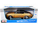 1971 Chevrolet Chevelle SS 454 Sport Gold Metallic with Black Top and Black Stripes Special Edition 1/18 Diecast Model Car Maisto 31890GLD