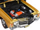 1971 Chevrolet Chevelle SS 454 Sport Gold Metallic with Black Top and Black Stripes Special Edition 1/18 Diecast Model Car Maisto 31890GLD