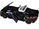 2015 Chevrolet Corvette Z06 Police Black with Blue Stripes and White Top Maisto Design Authority Series 1/24 Diecast Model Car Maisto 32516CHP