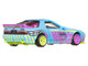 Mazda RX7 FC PANDEM Blue with Graphics Silhouettes Series Diecast Model Car Hot Wheels JBK60