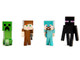 Set of 4 Diecast Figures Minecraft Video Game Wave 3 Metalfigs Series Diecast models Jada 35615