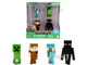 Set of 4 Diecast Figures Minecraft Video Game Wave 3 Metalfigs Series Diecast models Jada 35615