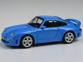 1995 RUF CTR2 Mexico Blue 1/64 Diecast Model Car Paragon Models PA-55377