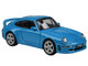 1995 RUF CTR2 Mexico Blue 1/64 Diecast Model Car Paragon Models PA-55377