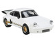 Porsche 911 Carrera RSR 3 0 Grand Prix White with Gold Stripes and Wheels 1/64 Diecast Model Car Paragon Models PA-55795