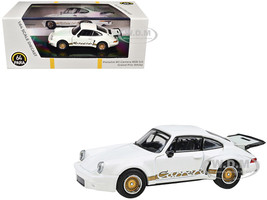 Porsche 911 Carrera RSR 3 0 Grand Prix White with Gold Stripes and Wheels 1/64 Diecast Model Car Paragon Models PA-55795
