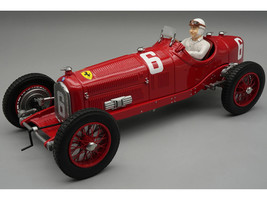 Alfa Romeo P3 Tipo B #6 Rudolf Caracciola Winner Monza Grand Prix 1932 Mythos Series with Driver Figure Limited Edition to 40 pieces Worldwide 1/18 Model Car Tecnomodel TMD18-326B