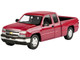 2006 Chevrolet Silverado 1500 Pickup Truck Red Metallic Die Cast Collection Series 1/25 Diecast Model Car Motormax 79393-MRD