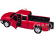 2006 Chevrolet Silverado 1500 Pickup Truck Red Metallic Die Cast Collection Series 1/25 Diecast Model Car Motormax 79393-MRD