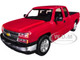 2006 Chevrolet Silverado 1500 Pickup Truck Red Metallic Die Cast Collection Series 1/25 Diecast Model Car Motormax 79393-MRD