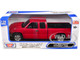 2006 Chevrolet Silverado 1500 Pickup Truck Red Metallic Die Cast Collection Series 1/25 Diecast Model Car Motormax 79393-MRD
