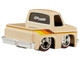 1987 Chevrolet C10 Pickup Truck Beige with Stripes Customs Series 3 Diecast Model Car CarTuned 526711