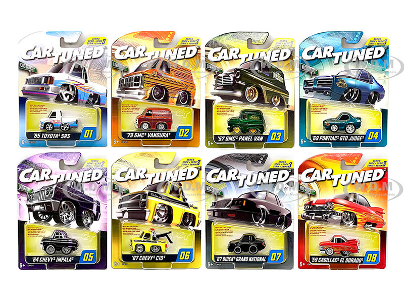 Hobby Alt 2025 Series 3 Set of 8 Pieces Diecast Model Cars CarTuned 592648-XX2EUCALT