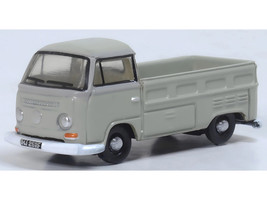Volkswagen T2 Pickup Truck Light Gray 1/148 (N) Scale Diecast Model Car Oxford Diecast NVW002