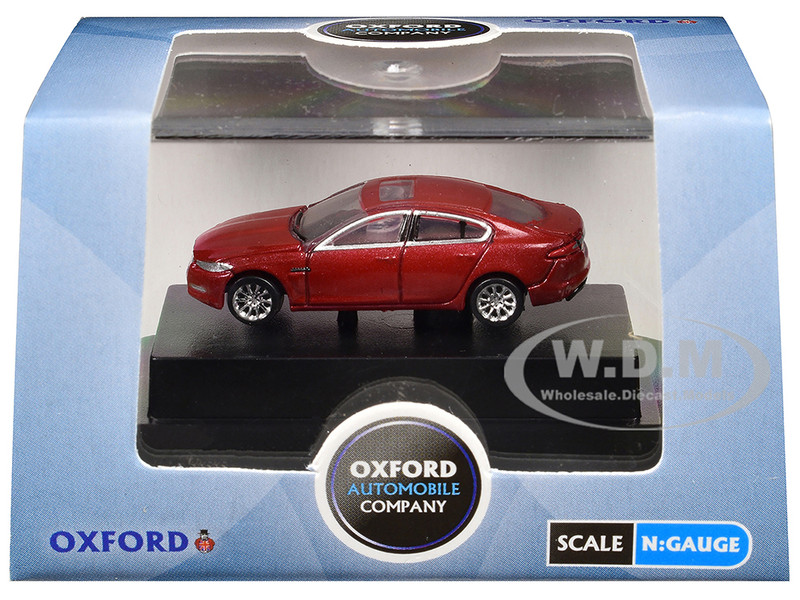 Jaguar XF RHD Right Hand Drive Carnelian Red 1/148 (N) Scale Diecast Model Car Oxford Diecast NXF001