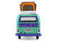 1973 Volkswagen Type 2 Westfalia Campmobile Music Festival Van Green with White Top and Graphics Club Vee Dub Series 21 1/64 Diecast Model Car Greenlight 36120C