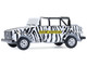 1974 Volkswagen Thing Type 181 Safari Adventure Black and White Zebra Stripes Club Vee Dub Series 21 1/64 Diecast Model Car Greenlight 36120D