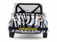 1974 Volkswagen Thing Type 181 Safari Adventure Black and White Zebra Stripes Club Vee Dub Series 21 1/64 Diecast Model Car Greenlight 36120D