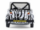 1974 Volkswagen Thing Type 181 Safari Adventure Black and White Zebra Stripes Club Vee Dub Series 21 1/64 Diecast Model Car Greenlight 36120D