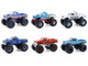 Kings of Crunch Series 16 Set of 6 Monster Trucks 1/64 Diecast Model Cars Greenlight 49160SET