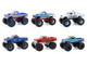 Kings of Crunch Series 16 Set of 6 Monster Trucks 1/64 Diecast Model Cars Greenlight 49160SET