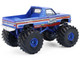 1982 GMC Sierra 2500 Monster Truck Moonshiner! Blue Metallic with Stripes Kings of Crunch Series 16 1/64 Diecast Model Car Greenlight 49160A