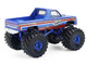 1982 GMC Sierra 2500 Monster Truck Moonshiner! Blue Metallic with Stripes Kings of Crunch Series 16 1/64 Diecast Model Car Greenlight 49160A