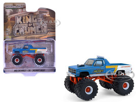 1983 Chevrolet C30 Monster Truck Holman s Beast Blue and White Kings of Crunch Series 16 1/64 Diecast Model Car Greenlight 49160B
