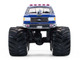 1990 Ford F 350 Monster Truck Bigfoot #4 Blue Kings of Crunch Series 16 1/64 Diecast Model Car Greenlight 49160D