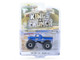1990 Ford F 350 Monster Truck Bigfoot #4 Blue Kings of Crunch Series 16 1/64 Diecast Model Car Greenlight 49160D