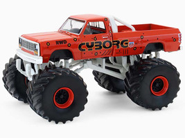 1990 Dodge Ram D250 Monster Truck "Cyborg" Red "Kings of Crunch" Series 16 1/64 Diecast Model Car by Greenlight