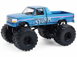 1993 Ford F 250 Monster Truck Northern Storm Teal Metallic Kings of Crunch Series 16 1/64 Diecast Model Car Greenlight 49160F