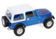 1978 Jeep CJ 7 Renegade Captain Blue Metallic with White Top Artisan Collection Series 1/18 Diecast Model Car Greenlight 19139