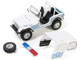 1982 Jeep CJ 7 Clearwater Florida Police Department White and Light Blue Artisan Collection Series 1/18 Diecast Model Car Greenlight 19140