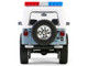 1982 Jeep CJ 7 Clearwater Florida Police Department White and Light Blue Artisan Collection Series 1/18 Diecast Model Car Greenlight 19140