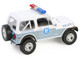 1982 Jeep CJ 7 Clearwater Florida Police Department White and Light Blue Artisan Collection Series 1/18 Diecast Model Car Greenlight 19140