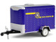 2001 Jeep Cherokee New York State Police Blue with Yellow Stripes and Small Cargo Trailer Hot Pursuit Hitch & Tow Series 1 1/64 Diecast Model Cars Greenlight 32315B