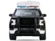 2023 Chevrolet Silverado Pickup Truck California Highway Patrol Black and White with Small Cargo Trailer Hot Pursuit Hitch & Tow Series 1 1/64 Diecast Model Cars Greenlight 32315C