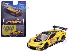 Chevrolet Corvette Z06 GT3 R #3 Antonio Garcia Daniel Juncadella Alexander Sims Corvette Racing by Pratt Miller Motorsports IMSA 24 Hours of Daytona 2024 Limited Edition 1/64 Diecast Model Car Mini GT MGT00854