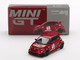 ABARTH 595 #49 LB Works x Abas Works Red Limited Edition 1/64 Diecast Model Car Mini GT MGT00963