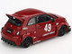 ABARTH 595 #49 LB Works x Abas Works Red Limited Edition 1/64 Diecast Model Car Mini GT MGT00963