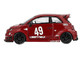 ABARTH 595 #49 LB Works x Abas Works Red Limited Edition 1/64 Diecast Model Car Mini GT MGT00963