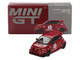 ABARTH 595 #49 LB Works x Abas Works Red Limited Edition 1/64 Diecast Model Car Mini GT MGT00963