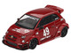 ABARTH 595 #49 LB Works x Abas Works Red Limited Edition 1/64 Diecast Model Car Mini GT MGT00963