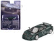 Bugatti EB110 GT Verde Scuro Dark Green Metallic Limited Edition 1/64 Diecast Model Car Mini GT MGT00968