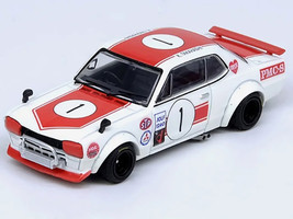 Nissan Skyline 2000 GT R KPGC10 #1 RHD Right Hand Drive Takahashi Kinimitsu Fuji Masters 250km 1971 1/64 Diecast Model Car Inno Models IN64-KPGC10-FM1971